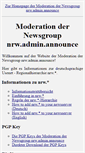 Mobile Screenshot of nrw.usenetverwaltung.de